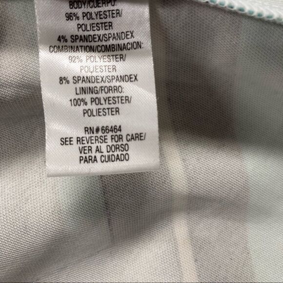 STUDIO ONE Women’s Geometric Design Dress Size 22W Blue Black & Ivory - Picture 6 of 12